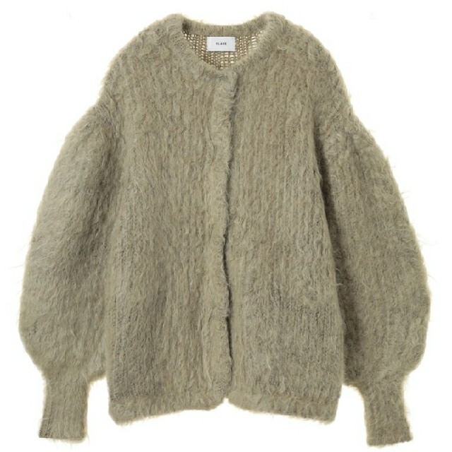 STUDIOUS(ステュディオス)の【新品タグ付】クラネ COLOR MOHAIR SHAGGY ：カーディガン レディースのトップス(カーディガン)の商品写真