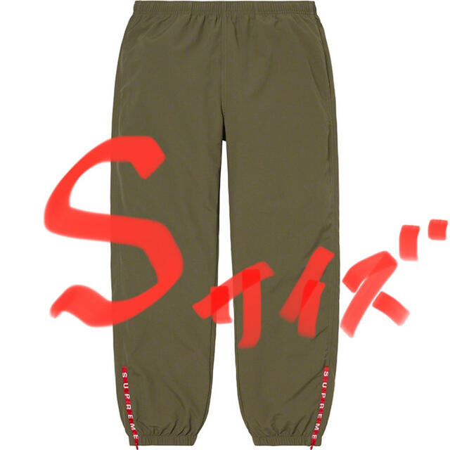 supreme warm up pants olive