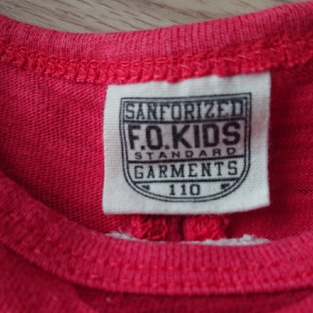 F.O.KIDS(エフオーキッズ)のF.O.KIDS 女の子 長袖 Tシャツ サイズ110 キッズ/ベビー/マタニティのキッズ服女の子用(90cm~)(Tシャツ/カットソー)の商品写真