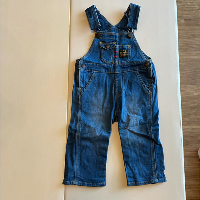 Wrangler(ラングラー)の【中古／美品】Wrangler オーバーオール　サイズ80 キッズ/ベビー/マタニティのベビー服(~85cm)(カバーオール)の商品写真