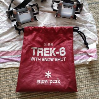 スノーピーク(Snow Peak)のすこーしお値下げ　snowpeak　軽量アイゼン　TREK-6(登山用品)