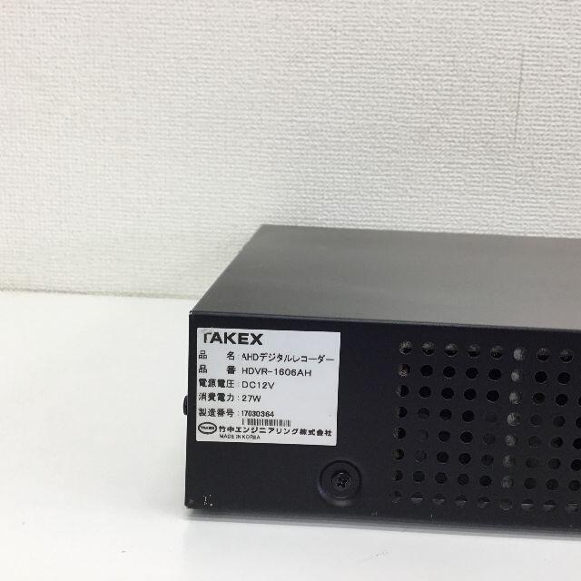 ＴＡＫＥＸ AHDデジタルレコーダーHDVR-1606AH 4TB ストレージ スマホ/家電/カメラのテレビ/映像機器(その他)の商品写真