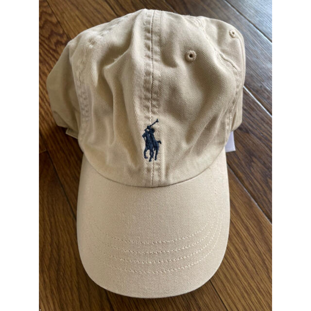 POLO RALPH LAUREN(ポロラルフローレン)の大人気！男女兼用ラルフローレンキャップベージュ メンズの帽子(キャップ)の商品写真