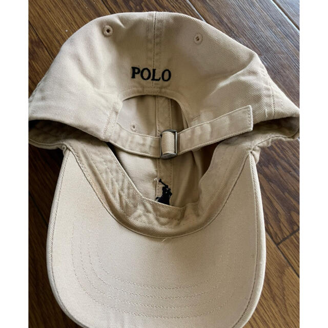 POLO RALPH LAUREN(ポロラルフローレン)の大人気！男女兼用ラルフローレンキャップベージュ メンズの帽子(キャップ)の商品写真