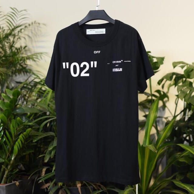 offwhite for all 02 黒　新品　XXL タグ付き　オフホワイト