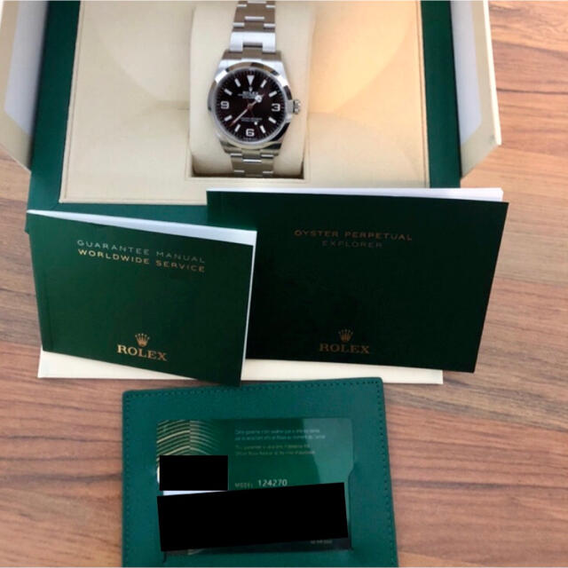 ROLEX(ロレックス)の新品未使用 ロレックス エクスプローラー 124270 付属品完備 メンズの時計(腕時計(アナログ))の商品写真