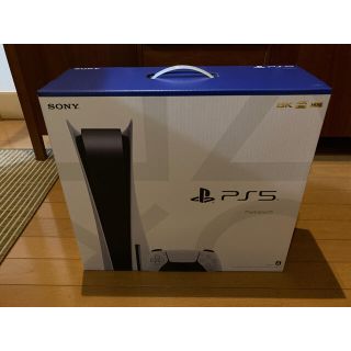 プレイステーション(PlayStation)の新品未開封 プレステ5 CFI-1100A 10月23日購入 PS5 本体(家庭用ゲーム機本体)