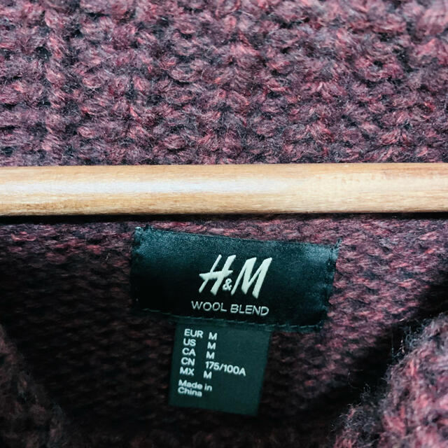 H&M(エイチアンドエム)のＨ&Ｍ　ニットセーター　Ｍサイズ メンズのトップス(ニット/セーター)の商品写真