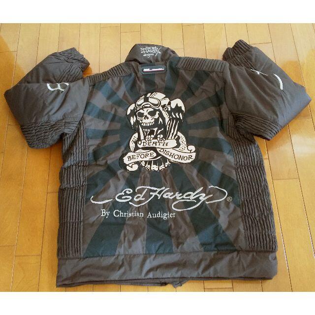 Ed Hardy エド ハーディー ダウンジャケット RECCO搭載 メンズ