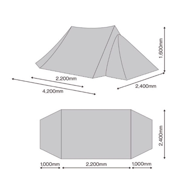 tent-Mark DESIGNS ツーピークキャビン