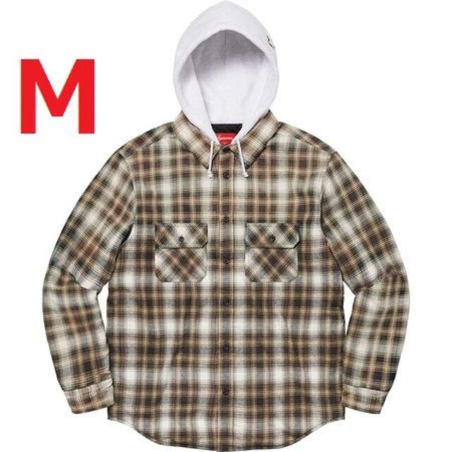 Supreme(シュプリーム)のSupreme Hooded Flannel Zip Up Shirt M メンズのトップス(シャツ)の商品写真