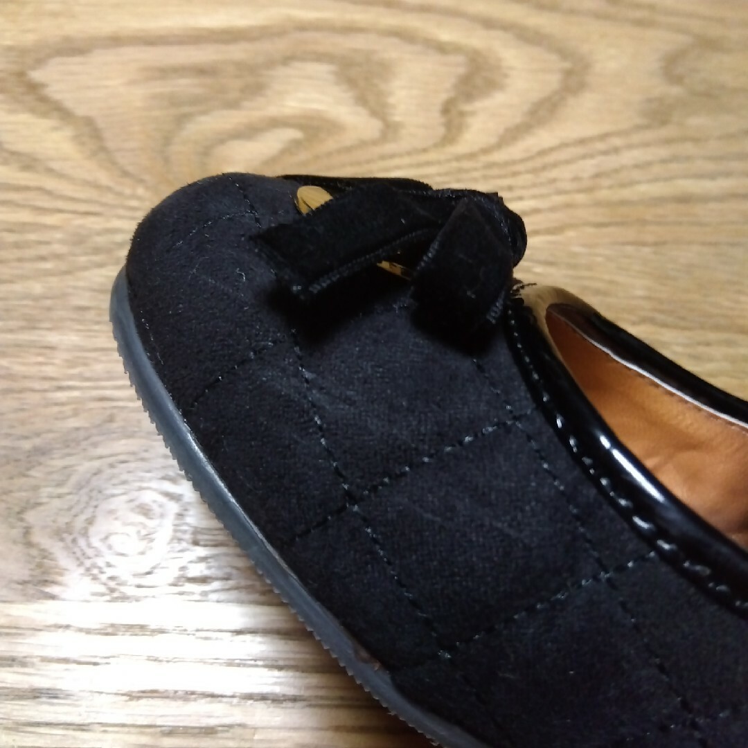 SAVOY(サボイ)のSAVOY フォーマルシューズ 黒 22.5cm 発表会 結婚式 入学式など キッズ/ベビー/マタニティのキッズ靴/シューズ(15cm~)(フォーマルシューズ)の商品写真