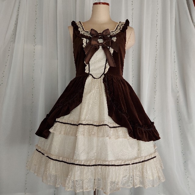 Antique Lace Doll ドレスジャンパースカート&カチューシャ