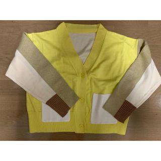 コス COS COLOUR-BLOCK WOOL CARDIGAN