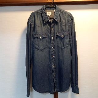 リーバイス(Levi's)のLevi'sウエスタンデニムシャツウォッシュディープブルーM新品未使用(シャツ)