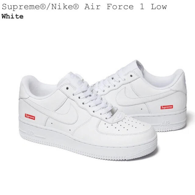 Supreme(シュプリーム)の☆Supreme✖️NIKE エアフォース1☆White☆29cm☆ メンズの靴/シューズ(スニーカー)の商品写真