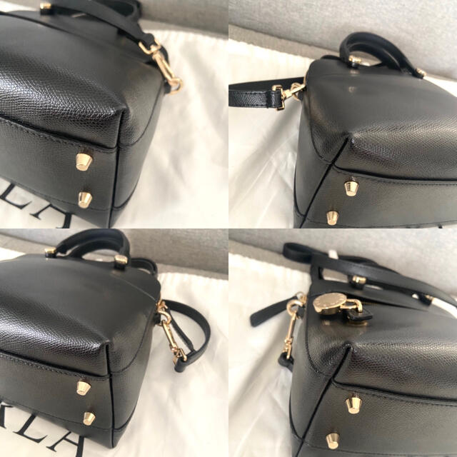 【美品】 FURLA パイパー Sサイズ 2way ブラック ショルダー