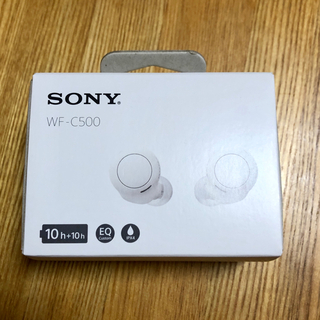 ソニー(SONY)のsony WF-C500 ホワイト(ヘッドフォン/イヤフォン)