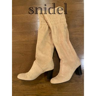 スナイデル(SNIDEL)のsnidel ニーハイブーツ(ブーツ)