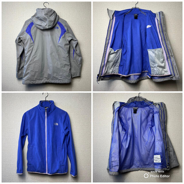 THE NORTH FACE HyVent マウンテンパーカー　インナーセット