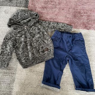 ベビーギャップ(babyGAP)の専用　4点セットGAPニットパーカーパンツDIESELパーカーTOMMYニット(ニット)