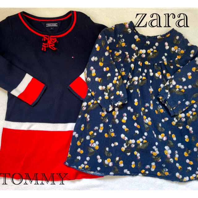 ZARA KIDS(ザラキッズ)のzara size98〜104 秋冬16着　 キッズ/ベビー/マタニティのキッズ服女の子用(90cm~)(Tシャツ/カットソー)の商品写真