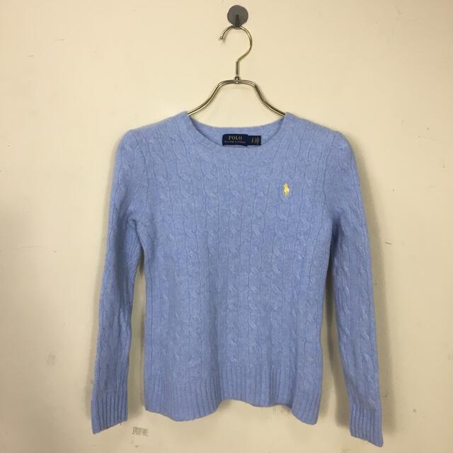 POLO RALPH LAUREN(ポロラルフローレン)のB532POLO RALPH LAURENポロ ラルフローレン 長袖薄手ニット レディースのトップス(ニット/セーター)の商品写真