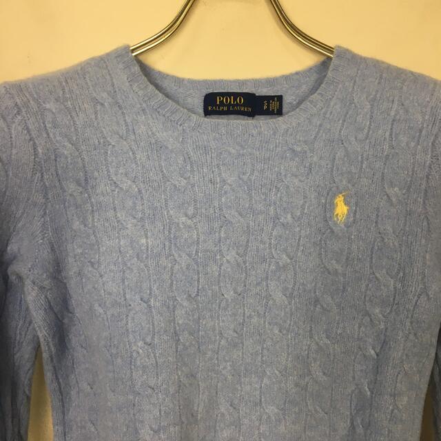 POLO RALPH LAUREN(ポロラルフローレン)のB532POLO RALPH LAURENポロ ラルフローレン 長袖薄手ニット レディースのトップス(ニット/セーター)の商品写真