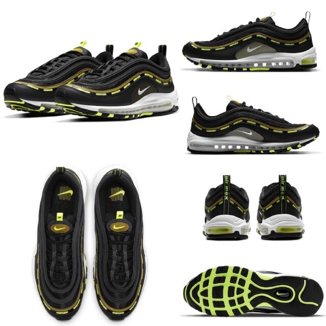 NIKE(ナイキ)の28cm UNDEFEATED x NIKE AIR MAX 97 BLACK メンズの靴/シューズ(スニーカー)の商品写真