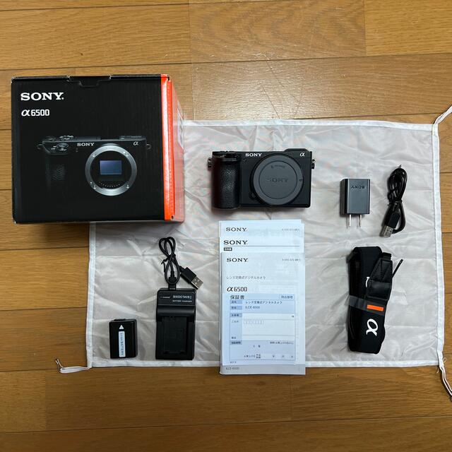 SONY(ソニー)のSONY α6500 スマホ/家電/カメラのカメラ(ミラーレス一眼)の商品写真