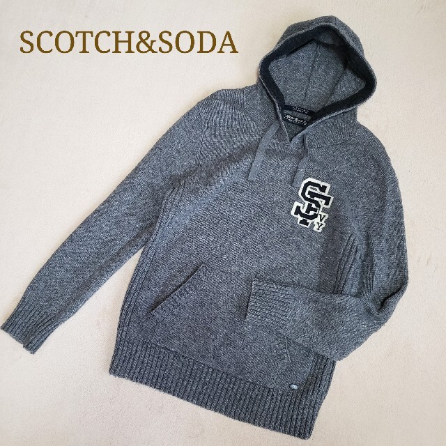 SCOTCH & SODA(スコッチアンドソーダ)のSCOTCH&SODA プルオーバー ニット パーカー レディースのトップス(ニット/セーター)の商品写真