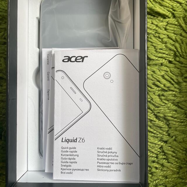 Acer(エイサー)のaverage Liquidz6 スマホ/家電/カメラのスマートフォン/携帯電話(スマートフォン本体)の商品写真