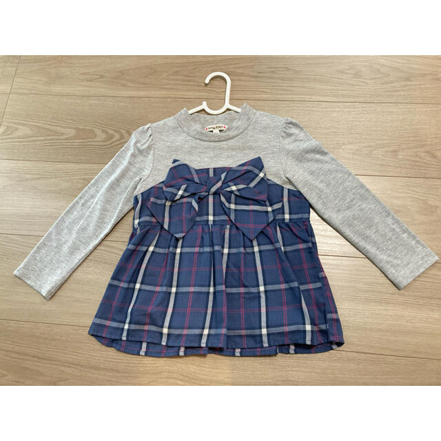 anyFAM(エニィファム)のエニファムキッズ 長袖シャツ キッズ/ベビー/マタニティのキッズ服女の子用(90cm~)(Tシャツ/カットソー)の商品写真