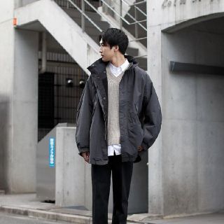 22aw ATON VENTILE SHORT MODS COAT