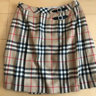 「新品BURBERRY激レアノバチェックベージュプリーツスカート