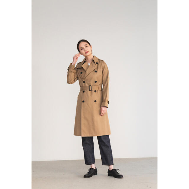 HYKEHYKE TRENCH COAT/TIGHT FIT サイズ2