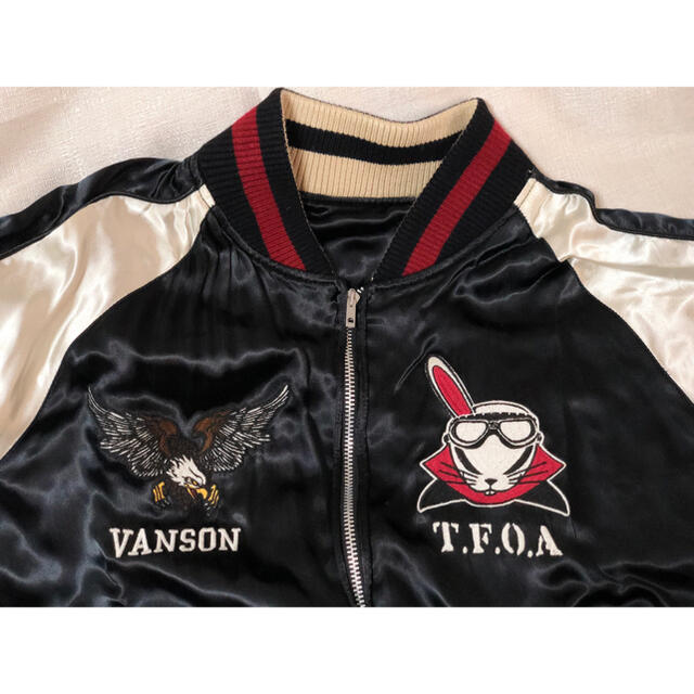 VANSON(バンソン)のVANSON(バンソン) クローズ×WORST コラボ デスラビット スカジャン メンズのジャケット/アウター(スカジャン)の商品写真