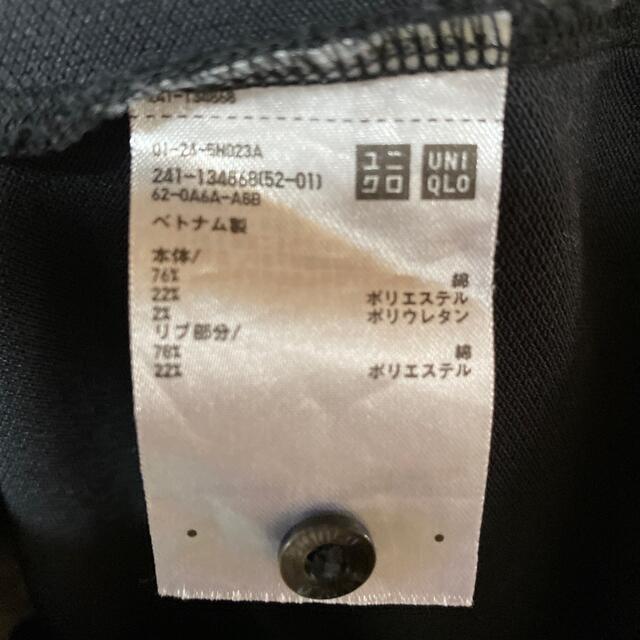 UNIQLO(ユニクロ)のUNIQLO 黒　ポロシャツ　XL レディースのトップス(Tシャツ(半袖/袖なし))の商品写真