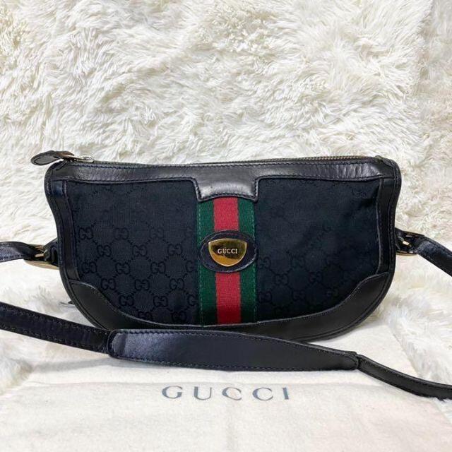 美品!】OLD GUCCI オールドグッチ ショルダーバッグ シェリーライン