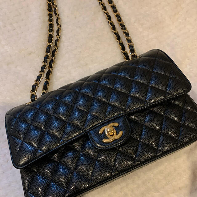 美品✩正規品★CHANELバッグブラッククラッシック2.55♡