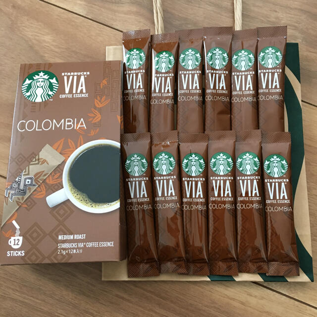 Starbucks Coffee(スターバックスコーヒー)のスターバックス VIA COLOMBIA 12本 食品/飲料/酒の飲料(コーヒー)の商品写真