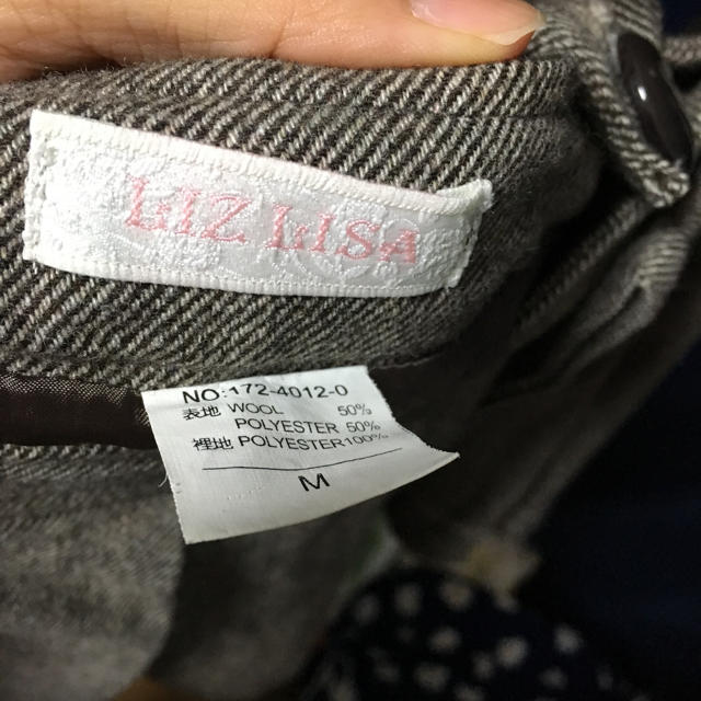 LIZ LISA(リズリサ)のリズリサ サスペンダー付 秋冬スカート レディースのスカート(ミニスカート)の商品写真