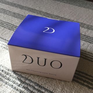 【新品・未開封】DUO クレンジングバーム　ホワイト(クレンジング/メイク落とし)