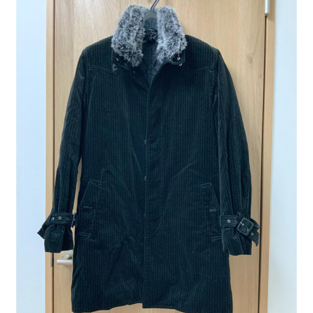 ABAHOUSE(アバハウス)のトレンチコート アバハウス／abahouse ファー付き 美品 メンズのジャケット/アウター(トレンチコート)の商品写真