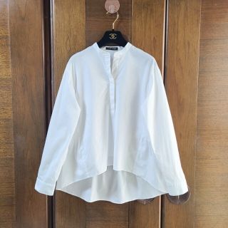 ドゥロワー(Drawer)の【美品】 YOKO CHAN ヨーコチャン バックティアード ブラウス シャツ(シャツ/ブラウス(長袖/七分))