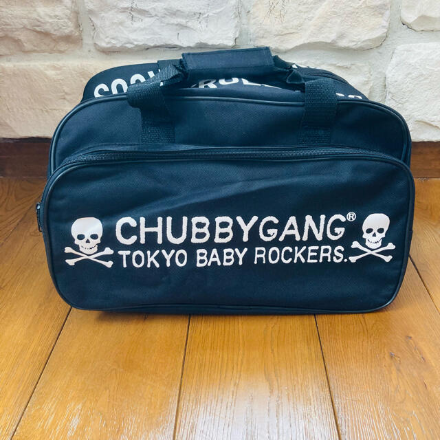 CHUBBYGANG(チャビーギャング)のCHUBBYGANG チャビーギャング 美品　ボストンキャリー バッグ キッズ/ベビー/マタニティの外出/移動用品(キャリーバスケット)の商品写真