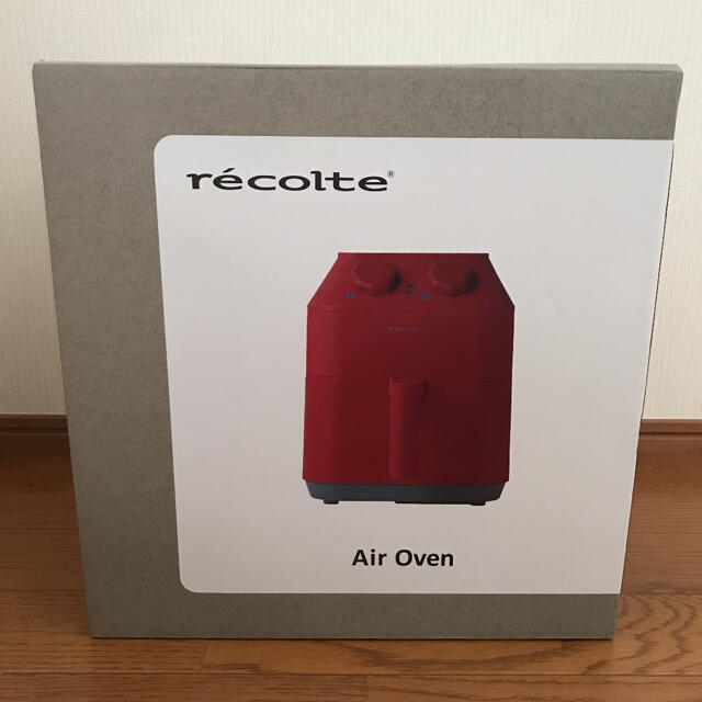 カラーレッド【未使用】レコルト Air Oven rao-1 red エアオーブン