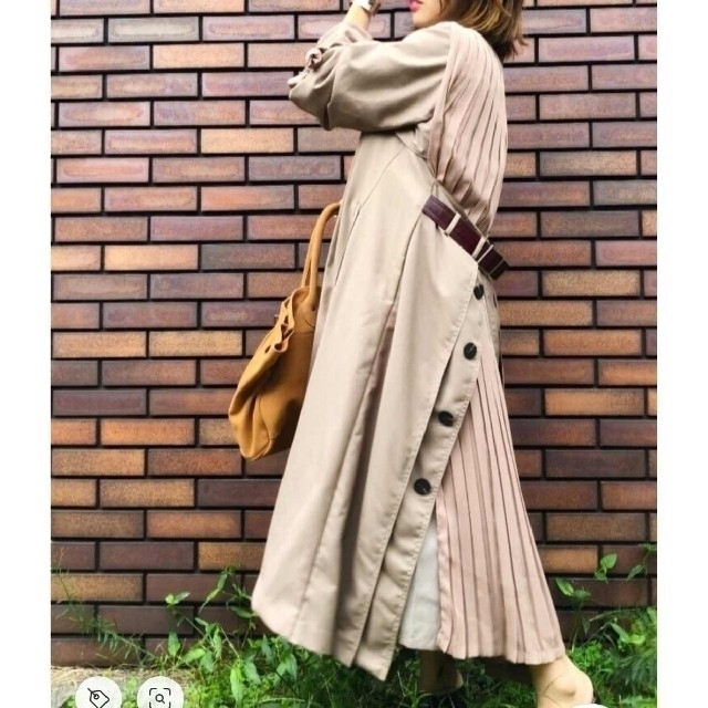 未使用品 ameri vintage BACK PLEATS TRENCH