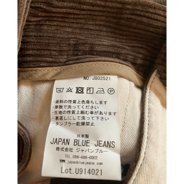JAPAN BLUE JEANS ジャパンブルージーンズコーデュロイパンツ　30 メンズのパンツ(その他)の商品写真