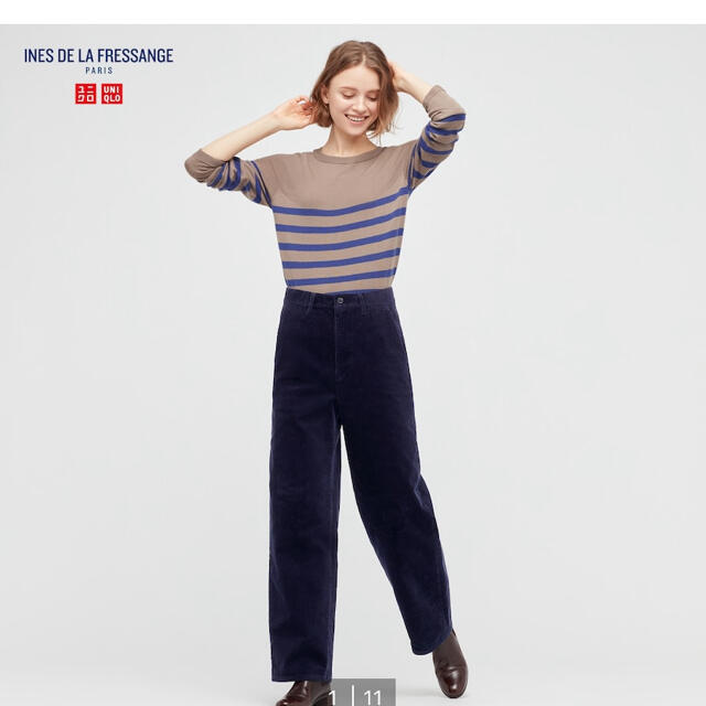 UNIQLO×INES〔ユニクロ×イネス〕コーデュロイワイドパンツ 新品未使用